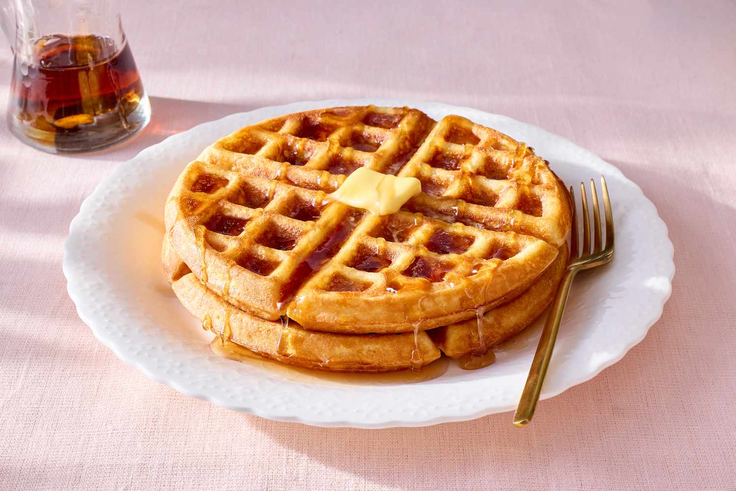 Valentine Fluffy Waffle Recipe