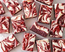 Red Velvet Swirl Brownies